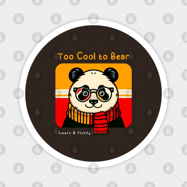 Too Cool to Bear Magnet by Fabrik